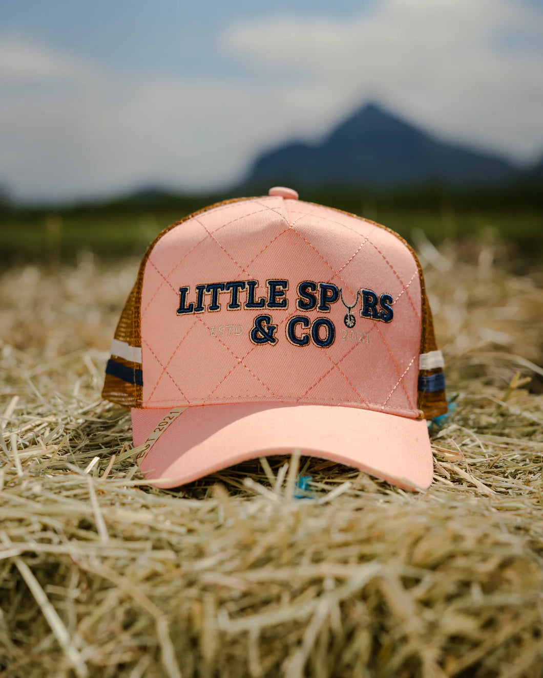 Little Spurs & Co - Peach Toddler Cap