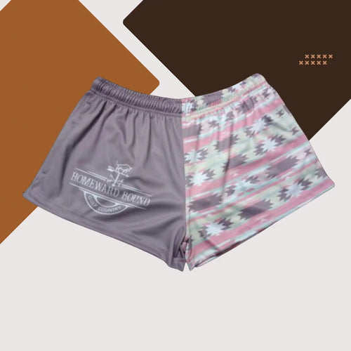 Homeward Bound AZTEC DUSK - KIDS Soft Footy Shorts