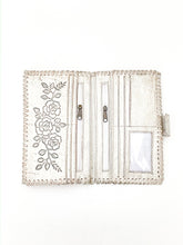 Load image into Gallery viewer, Desert Rose Leather Wallet - Vintage White