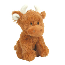 Load image into Gallery viewer, PRE-ORDER Brown Highland Cow Plush Baby Soft Mini Toy - 11cm