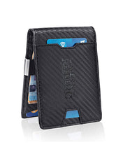 Load image into Gallery viewer, Men&#39;s Republic Men&#39;s Republic Faux Leather Wallet Money Clip - Black