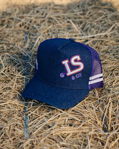 Little Spurs & Co - Denim Toddler Cap