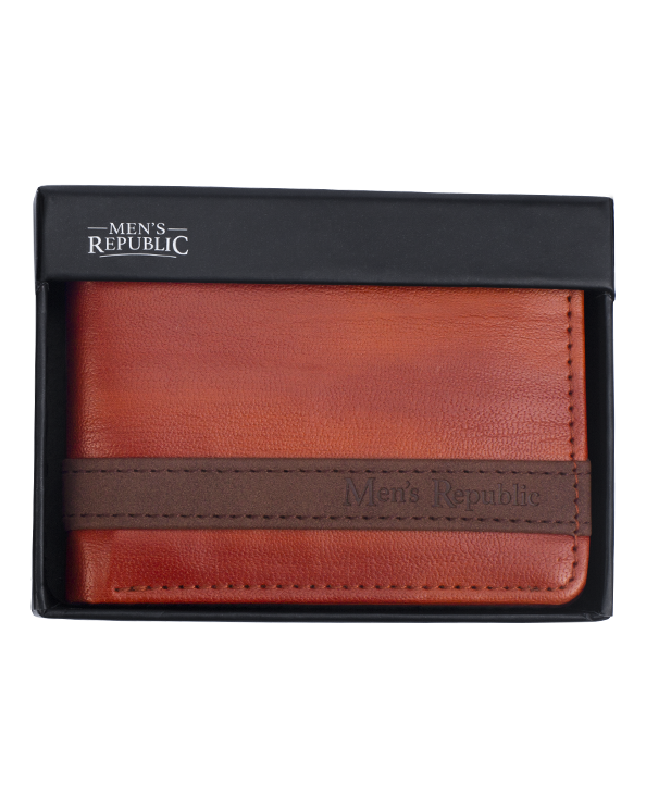 Men's Republic Men's Republic Vegan Leather Wallet - Tan