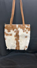 Load image into Gallery viewer, Genuine Handmade Cowhide Leather Tote