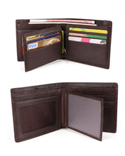 Load image into Gallery viewer, Men&#39;s Republic Men&#39;s Republic Leather Wallet - Coffee