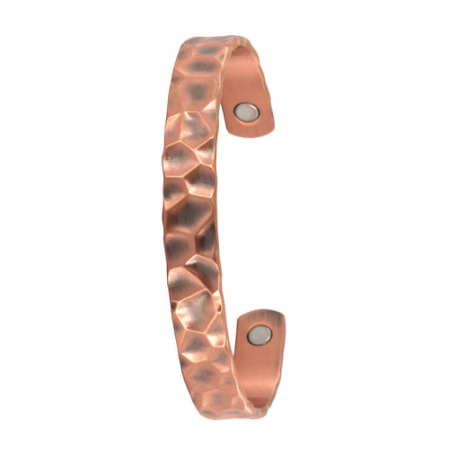 HAMMERTONE COPPER BANGLE