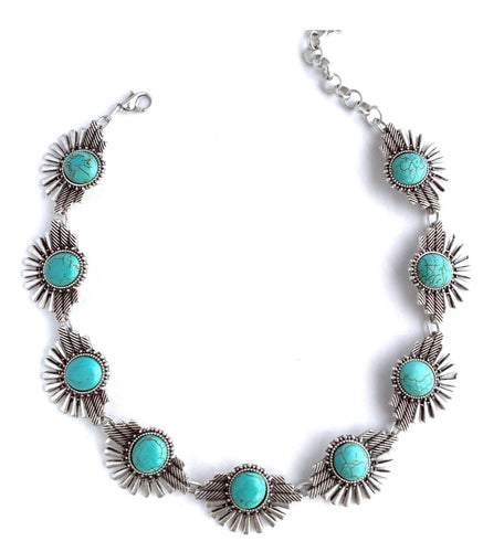 Sunburst Choker Necklace