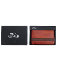 Men's Republic Men's Republic Vegan Leather Wallet - Tan