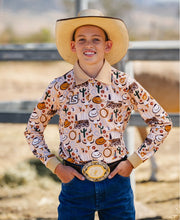 Load image into Gallery viewer, Cowboy Sun Protection Shirt