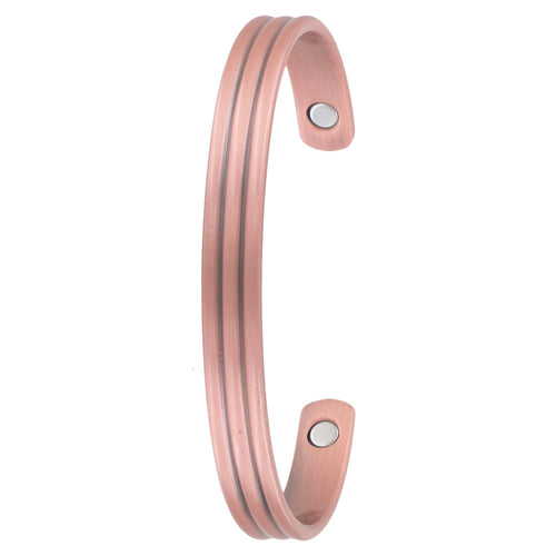 PRESSED LINE COPPER BANGLE