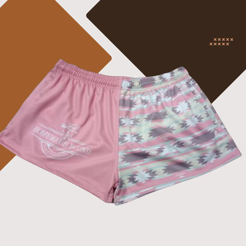 Homeward Bound AZTEC ROSE - KIDS Soft Footy Shorts