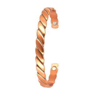 ROPE TWIST COPPER BANGLE