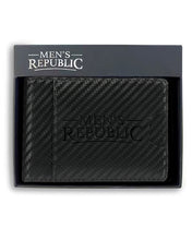 Load image into Gallery viewer, Men&#39;s Republic Men&#39;s Republic Faux Leather Wallet Money Clip - Black