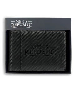 Men's Republic Men's Republic Faux Leather Wallet Money Clip - Black