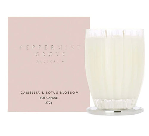 Camellia & Lotus Blossom Soy Candle 370g