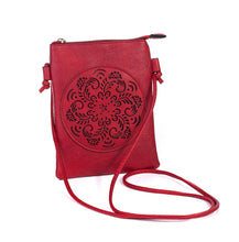 Load image into Gallery viewer, Filigree Crossbody Bag - Red