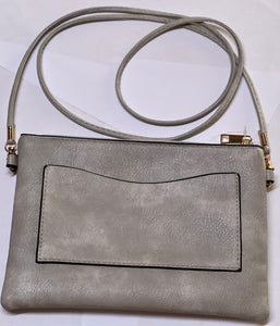 Filigree Crossbody Bag - Grey