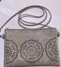 Load image into Gallery viewer, Filigree Crossbody Bag - Grey