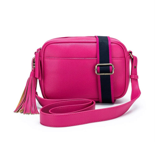 Raven Fuchsia Crossbody Bag