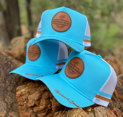 Gulf Country Trucker Cap - High Profile Light Blue