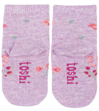 Load image into Gallery viewer, Organic Baby Socks Ankle Lavandula