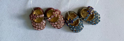 Jewelled Baby Booties