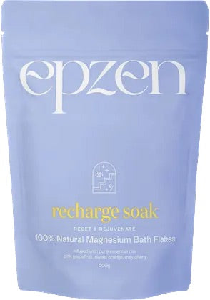 EPZEN Magnesium Bath Flakes Recharge Soak 500g