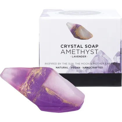 SUMMER SALT BODY Crystal Soap Amethyst Lavender 150g