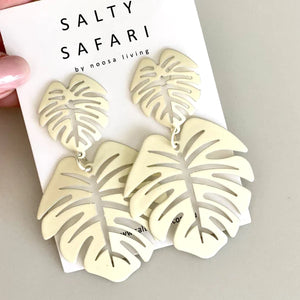 Tropical Palm Dangles Cream