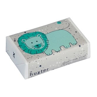 HUXTER SOAP - Green Lion w Spots Wrapped Soap - Goat's milk