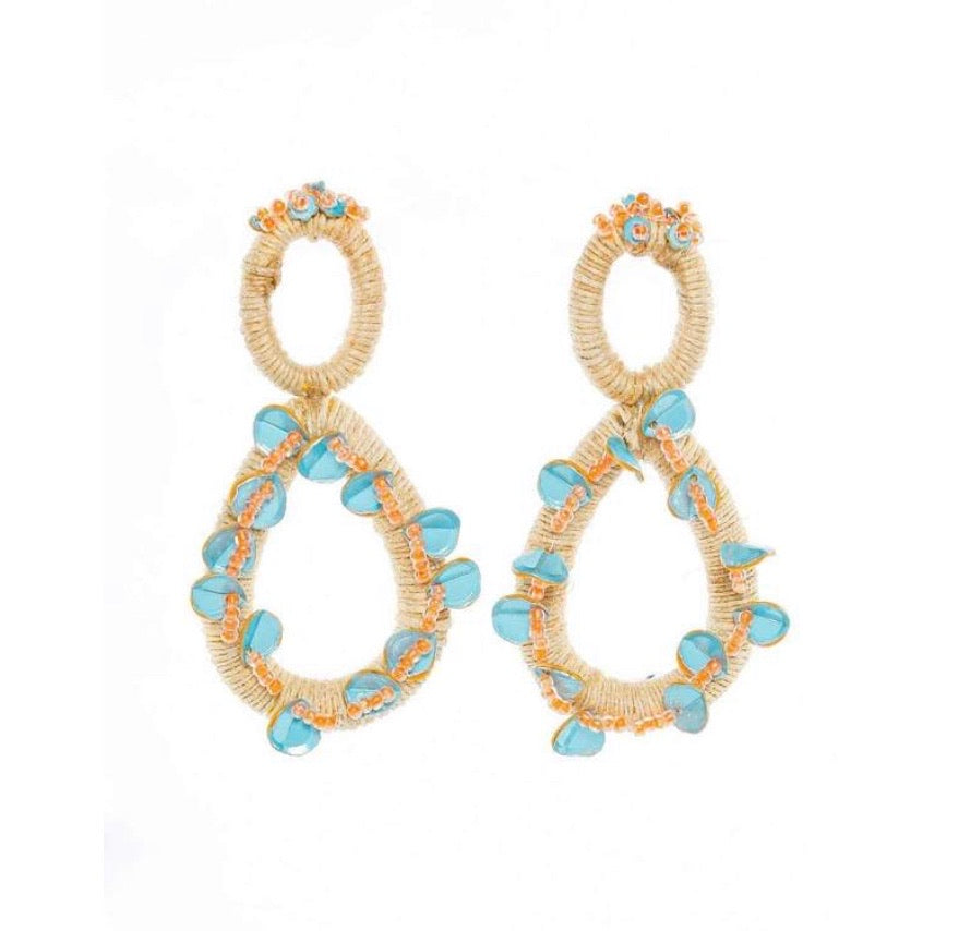 Tabitha Earrings in Blue