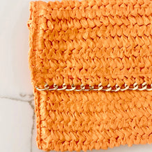 Load image into Gallery viewer, Positano Clutch - Tangerine