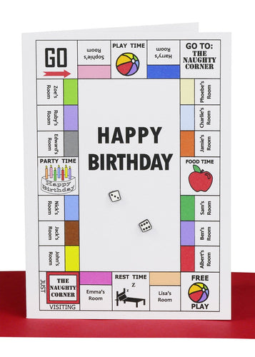 Happy Birthday Greeting Card – Boardgame