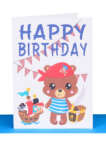 Birthday Pirate Greeting Card