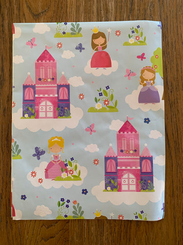 Wrapping Paper - Princess and Castle (E5990)