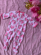 Load image into Gallery viewer, Romper - Pink Floral Roses L/S