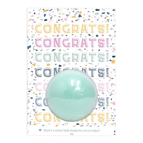 CONGRATS BATH BOMB GIFT CARD