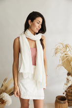 Load image into Gallery viewer, Scarf ~ French Riviera ~ White