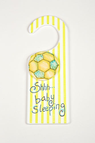 BABY DOOR HANGER - Soccer Ball